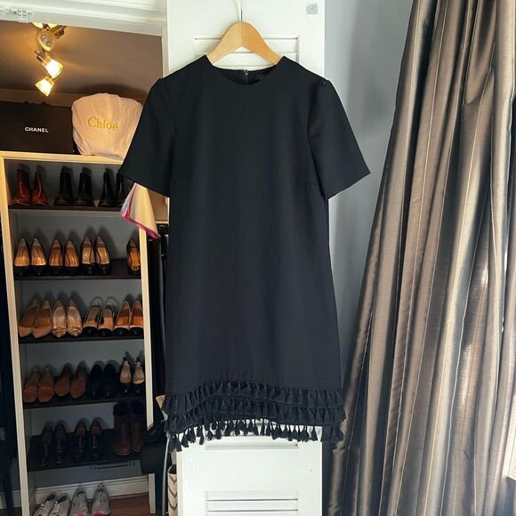 Zara Pom Pom Tassel Mini Dress - Picture 5 of 8